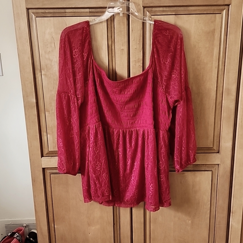 Torrid Lacey Baby Doll Top